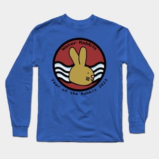 Water Bunny Rabbit Year of the Rabbit 2023 Long Sleeve T-Shirt